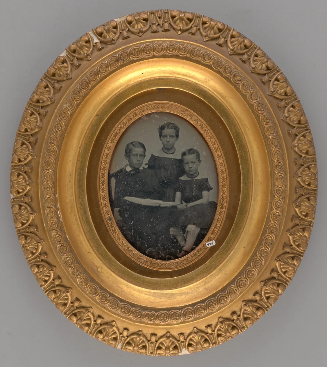 Untitled (Portrait of Three Children) by Albert Sands Southworth and Josiah Johnson Hawes, other, 1852
