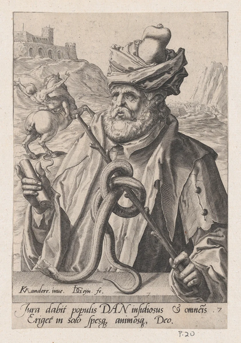 Dan, from The Twelve Sons of Jacob by Jacques de Gheyn II, print, 1584-1594