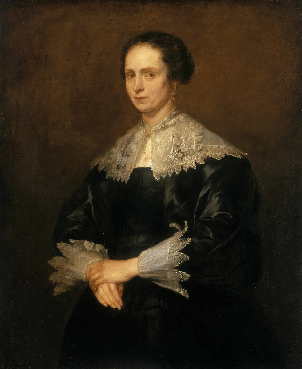 Helena Tromper Du Bois by Anthony van Dyck, painting, 1626-1636