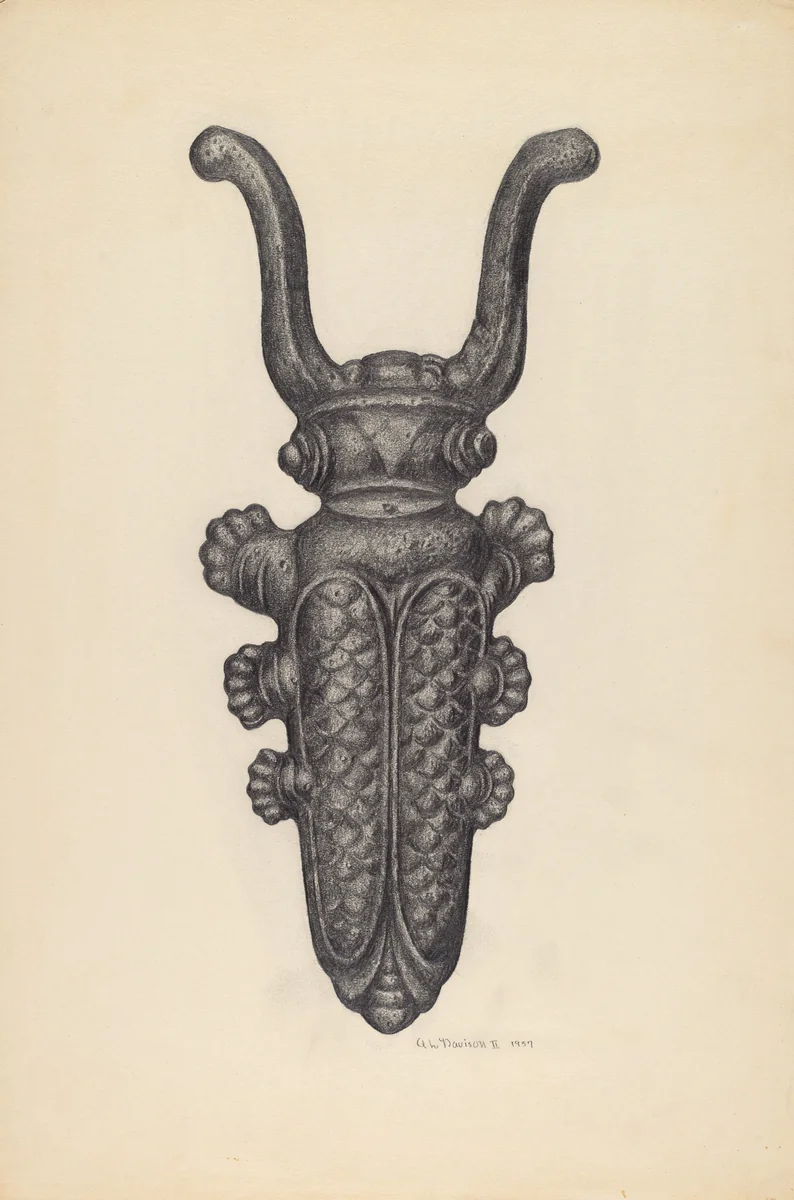 Bootjack by Austin L. Davison, index of american design, 1937