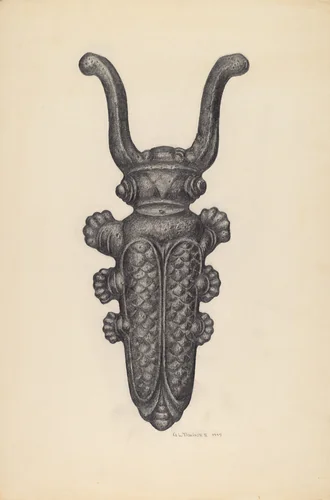 Bootjack by Austin L. Davison, index of american design, 1937