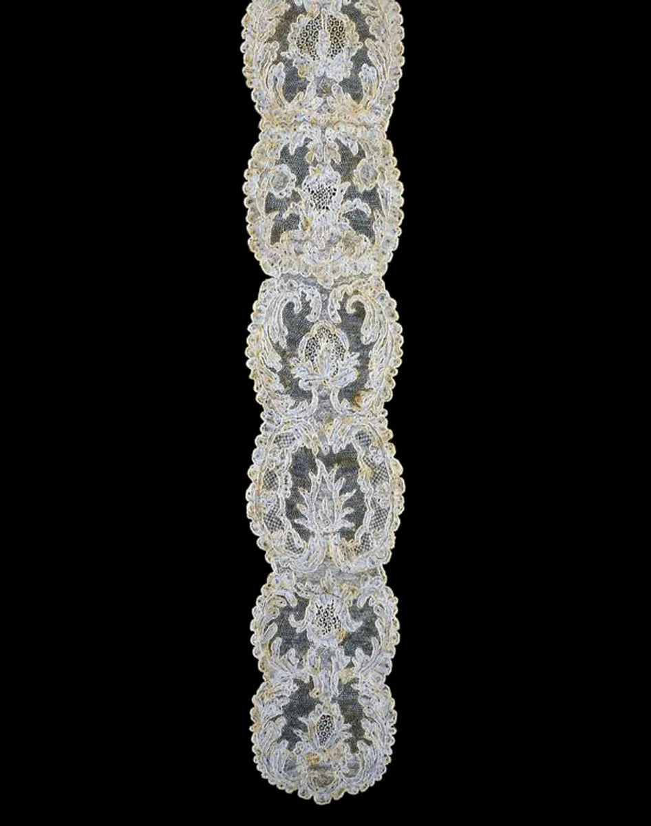 Pair of Lappets (Joined) by France, other, 1725-1735