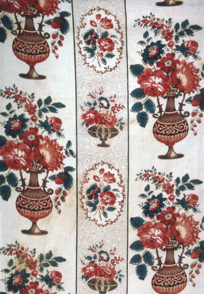 Panel by Portugal, textile, 1840-1860