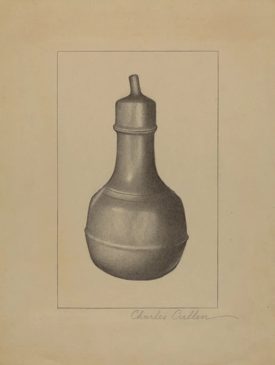 Nursing Bottle by Charles Cullen, index of american design, 1936