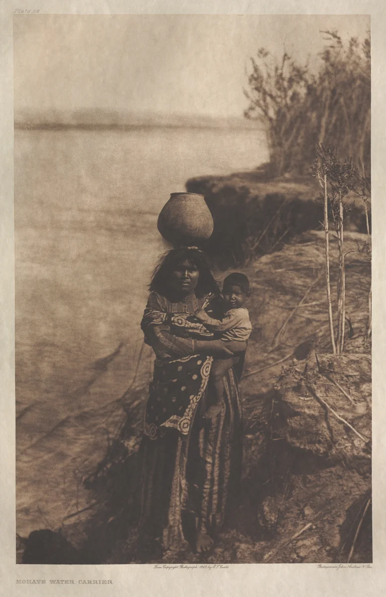 Portfolio II, Plate 58: Mohave Water Carrier by Edward Curtis, other, 1903