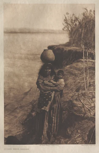 Portfolio II, Plate 58: Mohave Water Carrier by Edward Curtis, other, 1903