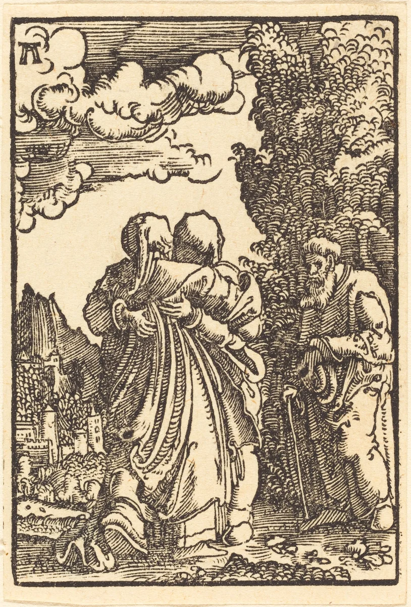 The Visitation by Albrecht Altdorfer, print, 1513