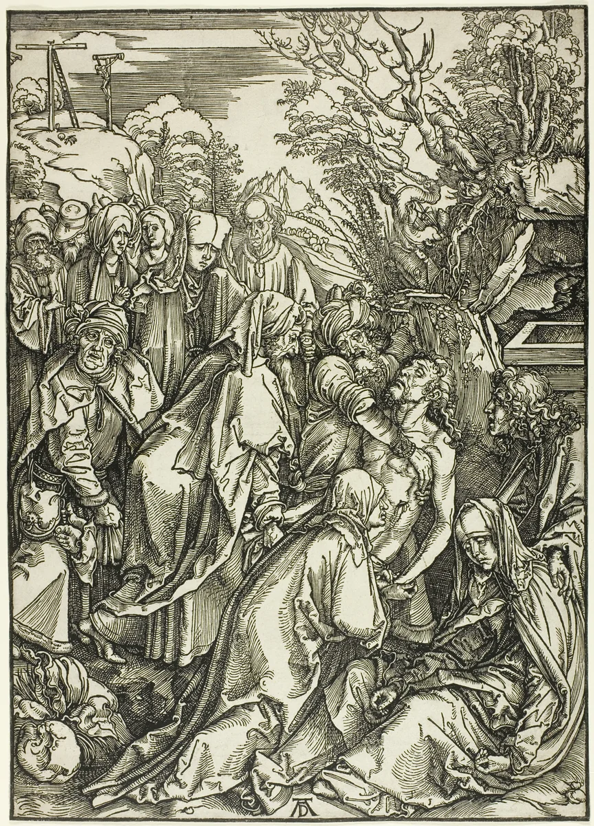 The Deposition of Christ, from The Large Passion by Albrecht Dürer, print, 1496-1497