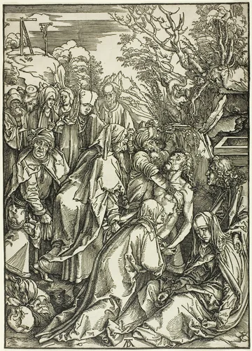 The Deposition of Christ, from The Large Passion by Albrecht Dürer, print, 1496-1497