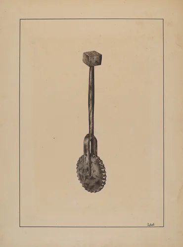 Pastry Jagger by Adelaide Dyball, index of american design, 1937