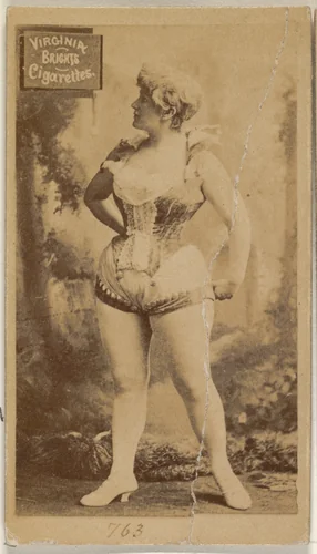 Card 763, from the Actors and Actresses series (N45, Type 2) for Virginia Brights Cigarettes by Allen & Ginter, photograph, 1885-1891
