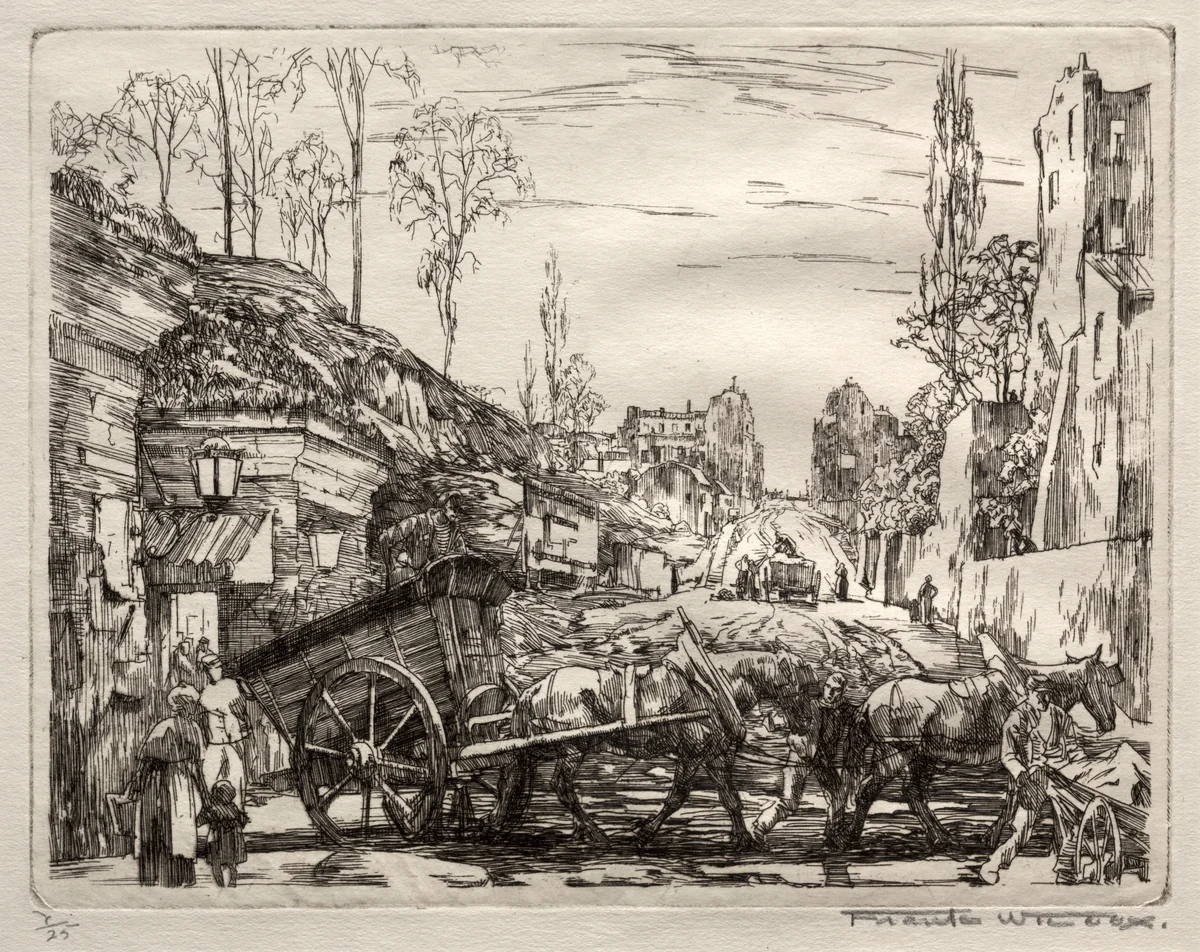 Paris Gate by Frank Wilcox, print