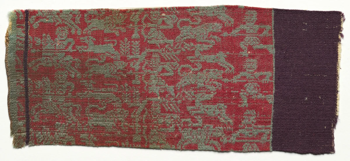 Fragment (from a Tunic?) by Unknown, textile, 500-599