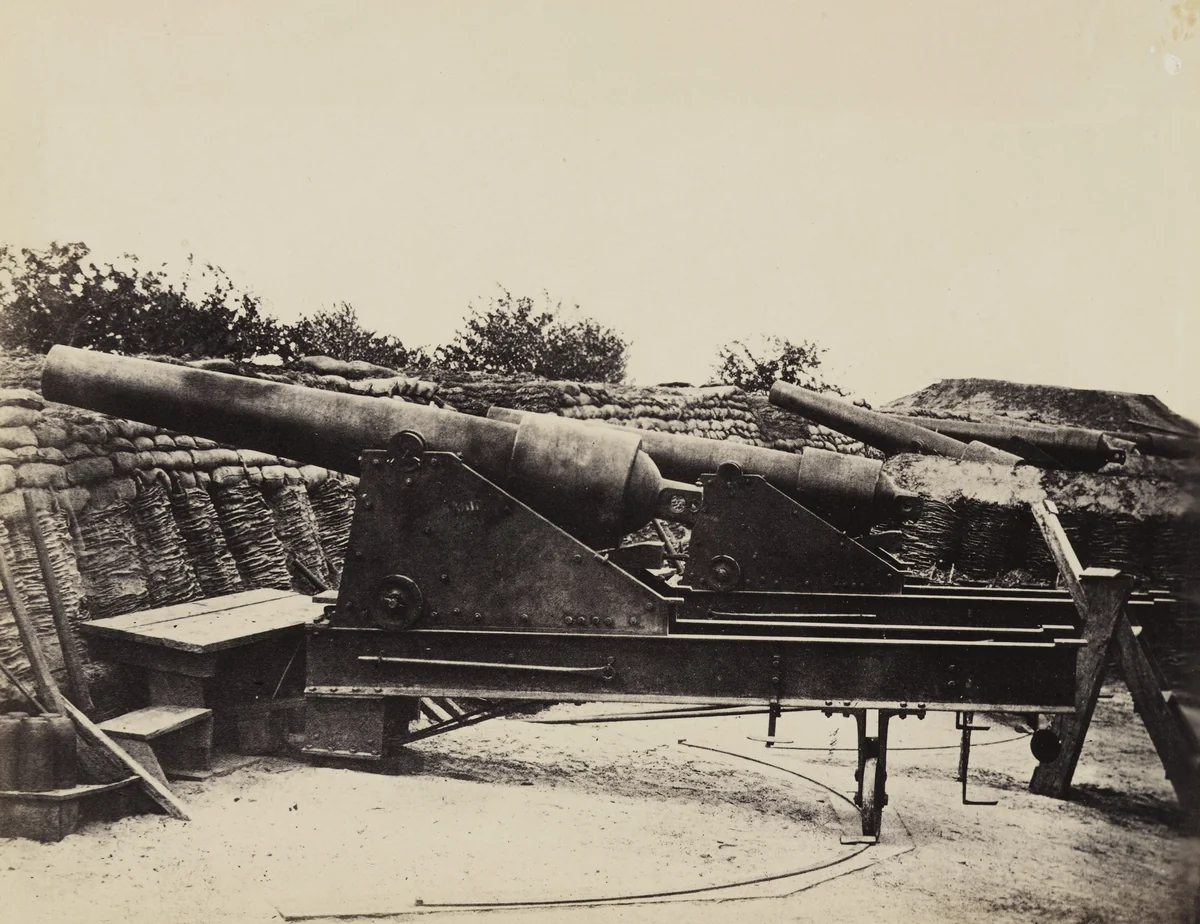 Battery No 1, near Yorktown, Virginia by Alexander Gardner, photograph, 1862