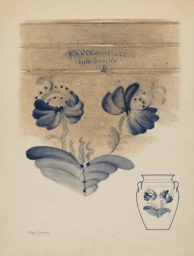Crock by Charles Caseau, index of american design, 1938