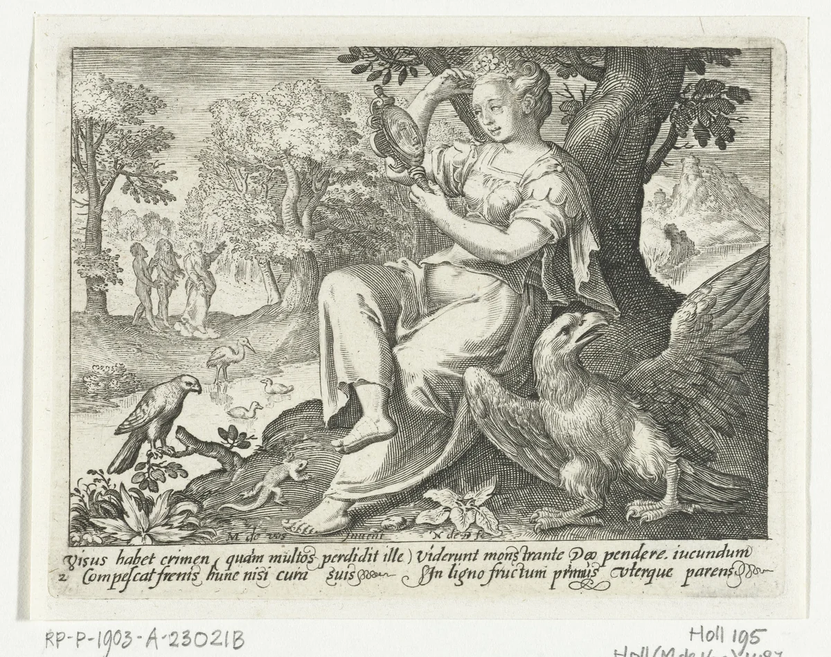 Zintuig gezicht by Unknown, print, 1581-1656