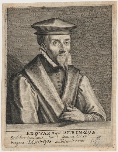 Edward Dering, Puritan Divine by Willem de Passe, print, 1620