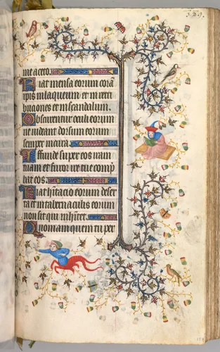 Hours of Charles the Noble, King of Navarre (1361-1425): fol. 189r, Text by Master of the Brussels Initials and Associates, book, 1400-1410