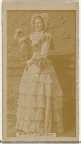 Bertha Cameron, from the Actors and Actresses series (N145-8) issued by Duke Sons & Co. to promote Duke Cigarettes by W. Duke, Sons & Co., photograph, 1890-1895