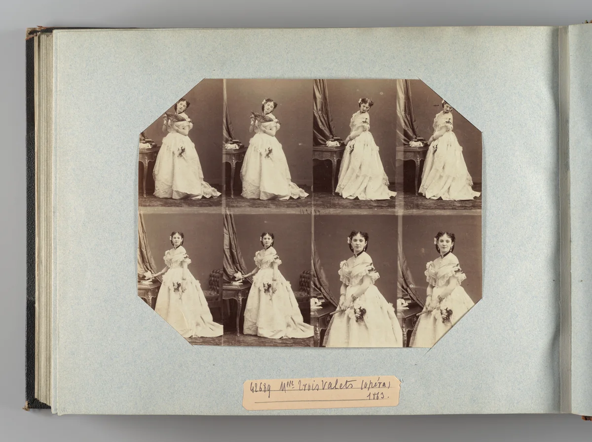 Mlle Troisvalets by André Adolphe-Eugène Disdéri, photograph, 1863