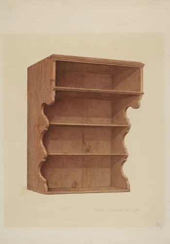 Hanging Shelf by William H. Edwards, index of american design, 1939