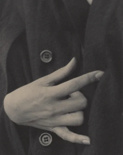 Georgia O'Keeffe—Hand by Alfred Stieglitz, photograph, 1918