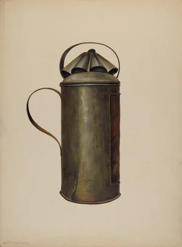 Lantern by Walter Hochstrasser, index of american design, 1938