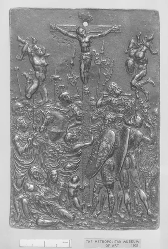 The Crucifixion by Galeazzo Mondella, metalwork, 1500-1599