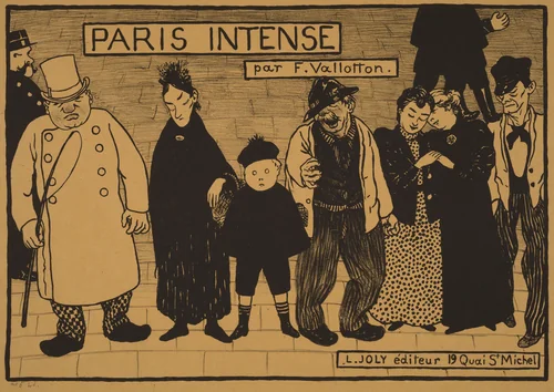 Frontispiece from "Paris Intense" by Félix Vallotton, print, 1894