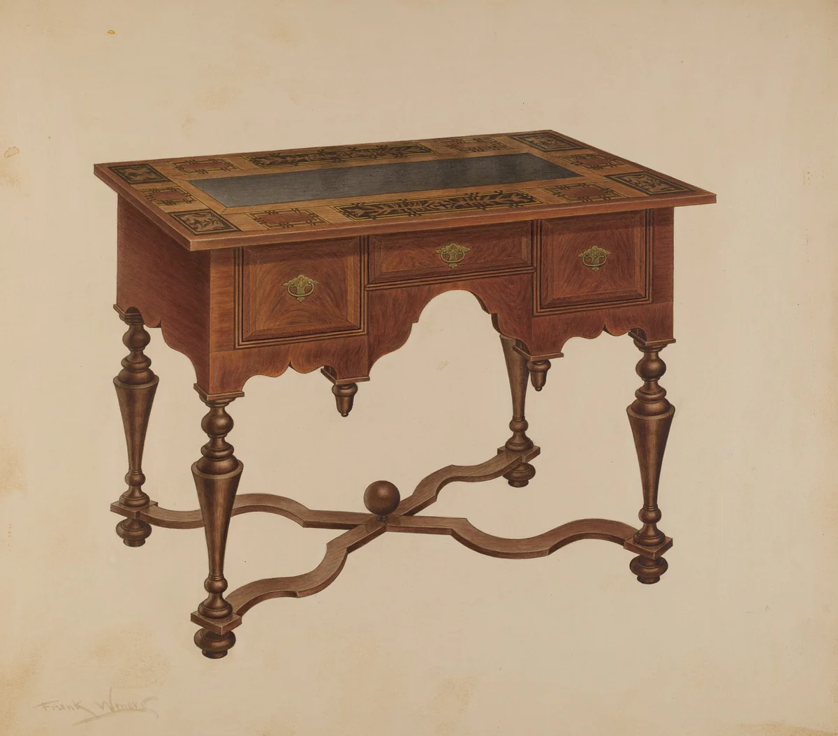 Lowboy by Frank Wenger, index of american design, 1939