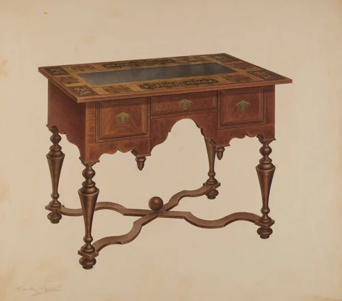 Lowboy by Frank Wenger, index of american design, 1939