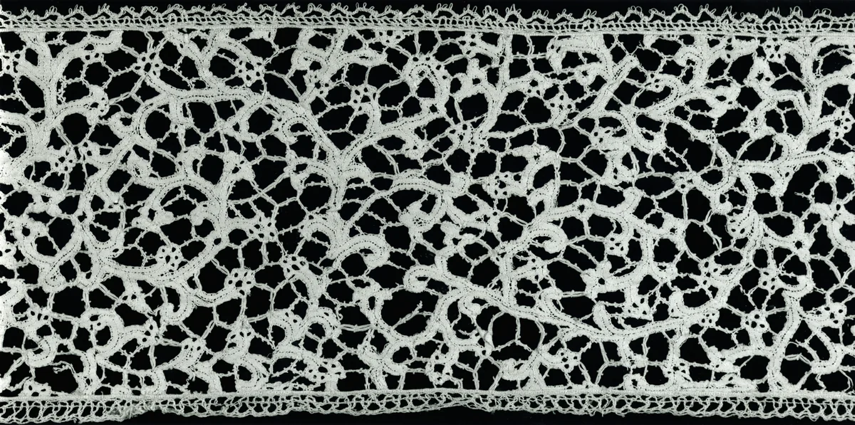 Two Borders by Italy, textile, 1690-1710