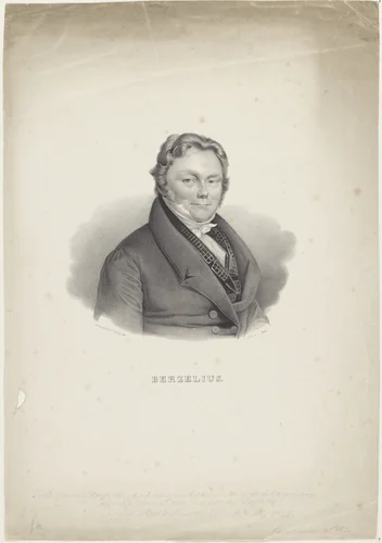 Portret van Jöns Jacob Berzelius by anonymous, print, 1836
