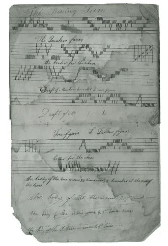 Book of Woven Coverlet Designs (Draft) by Daniel Stephenson, textile, 1839