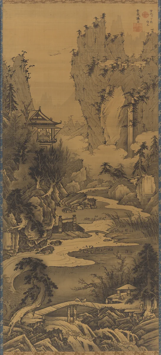 Orchid Pavilion Gathering by Soga Shōhaku (曾我 蕭白), painting, 1777