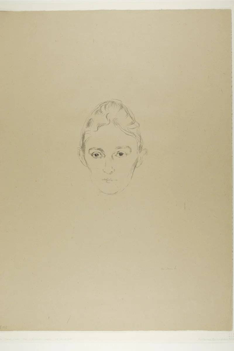 Mrs. Marie Linde by Edvard Munch, print, 1902