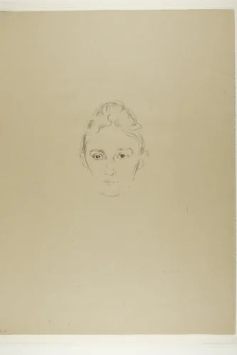 Mrs. Marie Linde by Edvard Munch, print, 1902