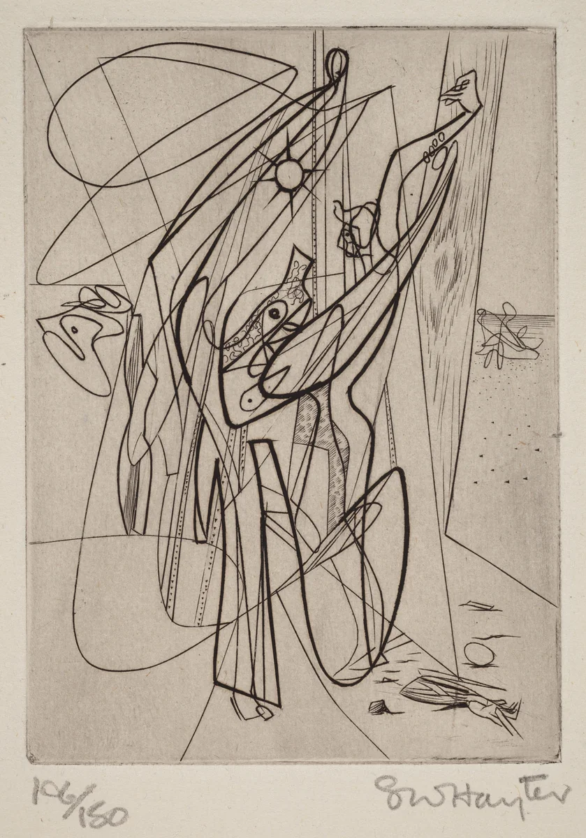 Solidarité by Stanley William Hayter, portfolio, 1938