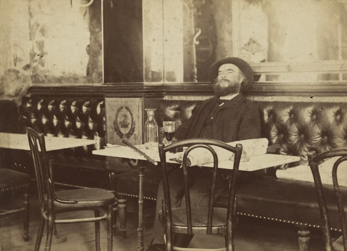 Paul Verlaine by Dornac, photograph, 1892