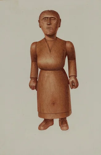 Wooden Doll by John Tarantino, index of american design, 1939