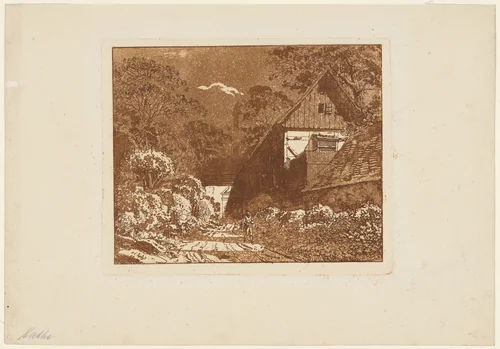 The Village Street by Christoph Nathe, print, 1790-1799