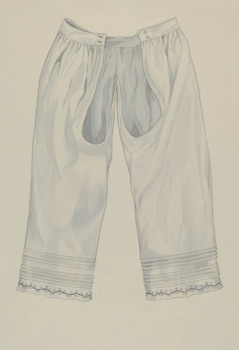 Pantalette by Edith Towner, index of american design, 1937