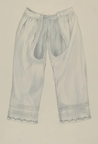 Pantalette by Edith Towner, index of american design, 1937
