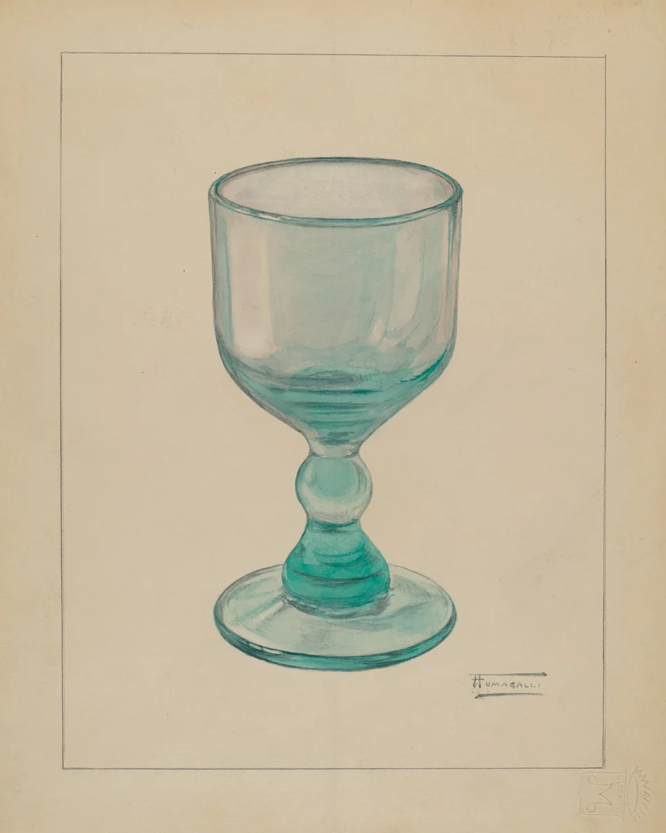 Goblet by Frank Fumagalli, index of american design, 1936