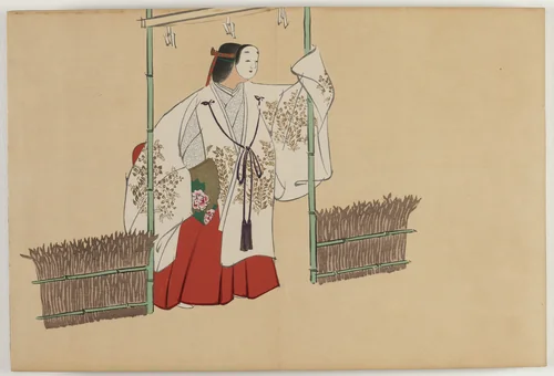 Flowers of a Hundred Worlds (Momoyogusa): Nonomiya (Nonomiya) by Kamisaka Sekka, book, 1909-1910