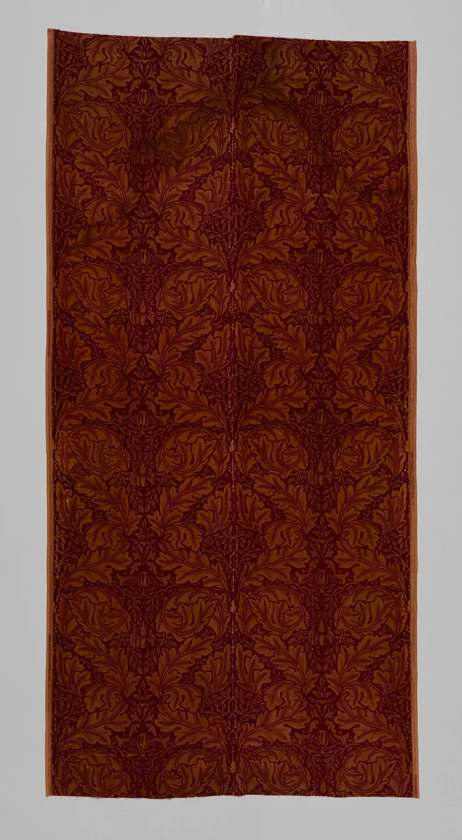 Acanthus by William Morris, textile, 1876
