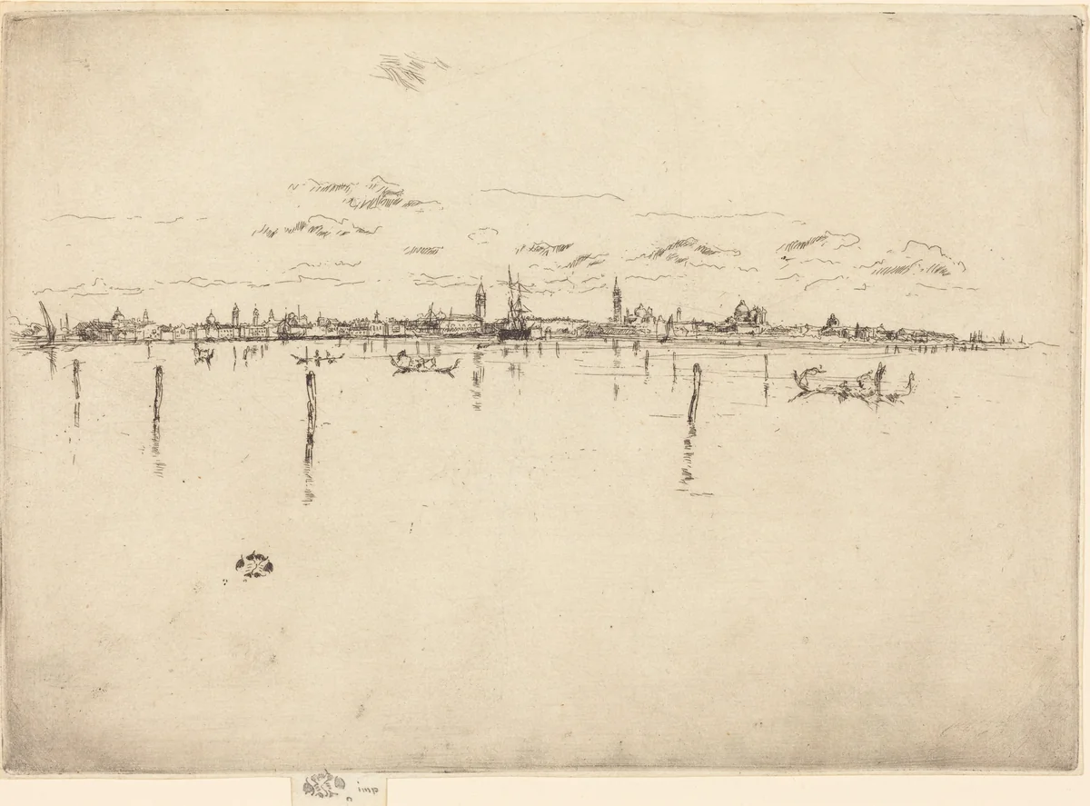 Little Venice by James McNeill Whistler, print, 1880