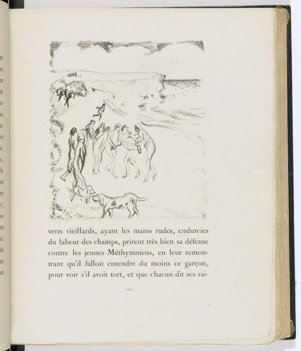 In-text plate (page 101) from Daphnis et Chloé by Pierre Bonnard, illustrated book, 1902