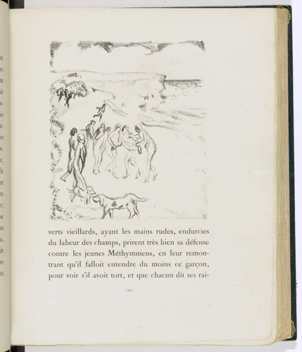 In-text plate (page 101) from Daphnis et Chloé by Pierre Bonnard, illustrated book, 1902