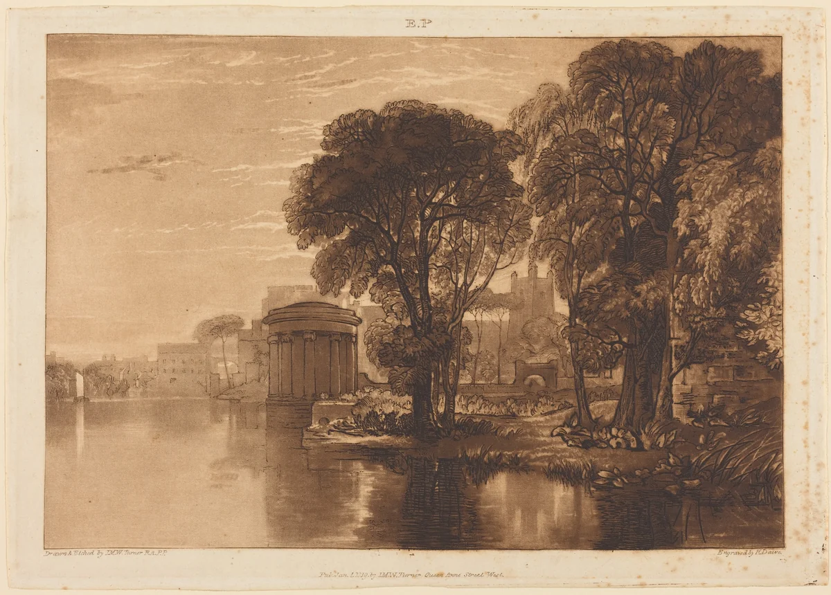 Isleworth by Joseph Mallord William Turner, print, 1819
